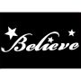 Glittertattoo Stencil Believe (5 pack)