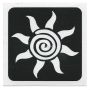 Glittertattoo Stencil Star Swirl (5 pack) (21600)