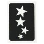 Glittertattoo Stencil Cascading Stars (5 pack)