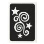 Glittertattoo Stencil Star Swirl (5 pack) 