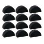 Facepaint Sponges Pre Cut Black 12Pcs