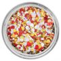 PXP Pressed Chunky Glitter Cream Red-Yellow-White 10ml