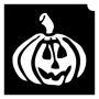 Glittertattoo Stencils Scary Pumpkin Face (5 pack)