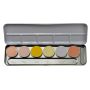 Kryolan Aquacolor Interferenz Palet 6 Colors Special Filling