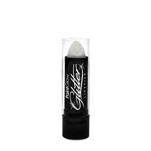 white glitter lipstick