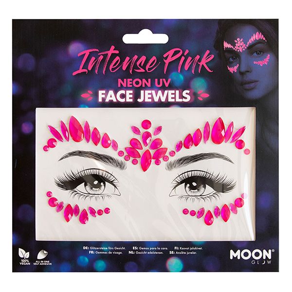 Face Jewels Neon Intense Pink |Facepaintshop