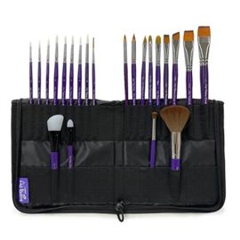 Black 50 Brush Easel & Carrying Case