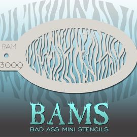 Bad Ass Bams FacePaint Stencil 3009