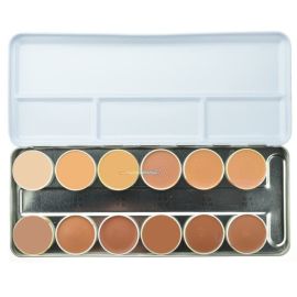 Kryolan Rubber Mask Grease Palette 12 Colors