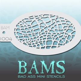 Bad Ass Bams FacePaint Stencil 1004