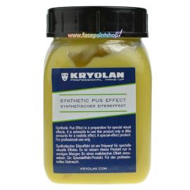 Kryolan Synthetic Pus Effect 

Kryolan Synthetic Pus Effect is a preparation for special visual effects in a suitable consistency, color and hygienic cosmetic quality. It is advisable to use this product only in little amounts for a realistic effect.