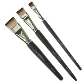 Facepaintshop Short Flat Brush Set 3pc