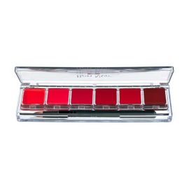 Ben Nye Lip Colour Red Palette 

Beautiful and practical Palettes include six tabs of creamy, long-wearing color. Apply individually or blend into custom- perfect shades. Each Palette includes a lip brush. 
