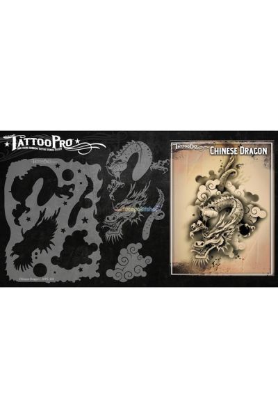 Wiser Airbrush Tattoo Chinese Dragon