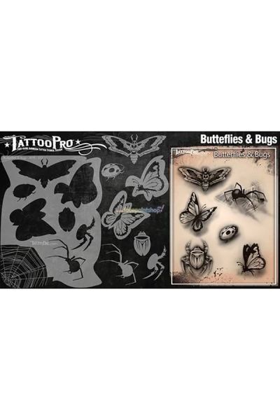 Wiser Airbrush Tattoo Butterflies & Bugs