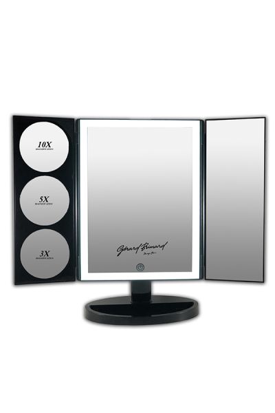 Triptych LED Make-up Mirror