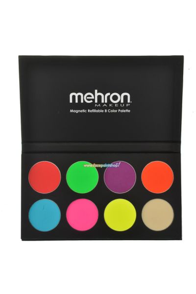 Paradise Makeup AQ - 8-Color Palette - Neon UV Glow