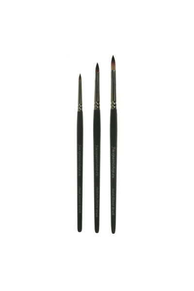 Facepaintshop Flower Brush Set 3pc