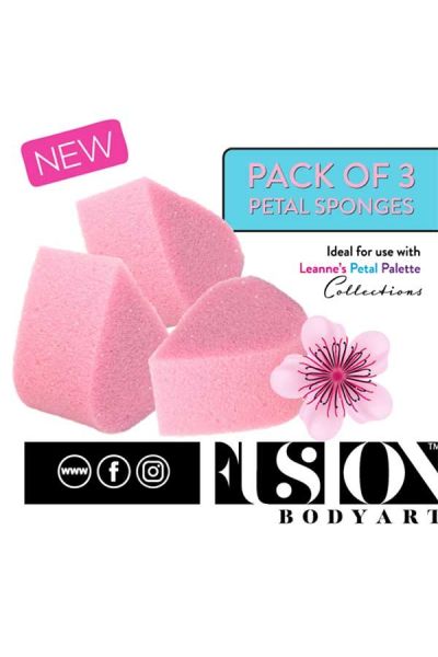 Fusion Petal Sponges 3 Pack