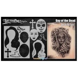 Custom Shop Airbrush Sugar Skull Day of The Dead Stencil Set