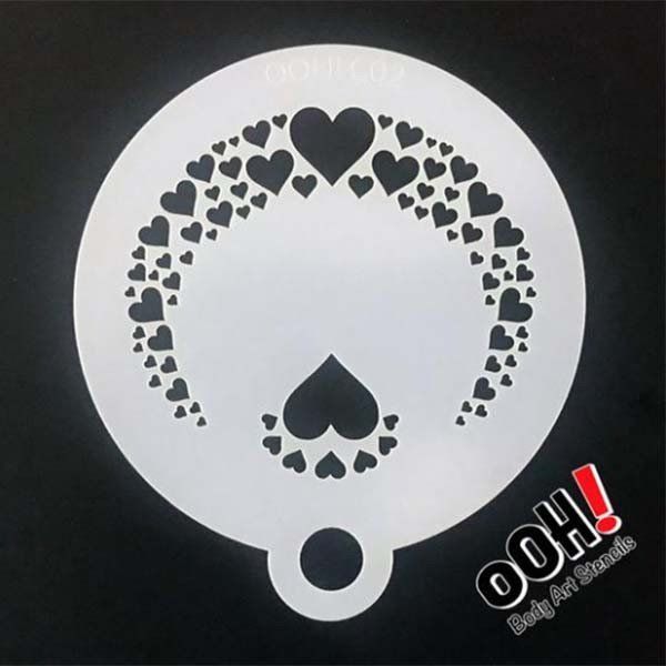 oOh Body Art Stencils C02