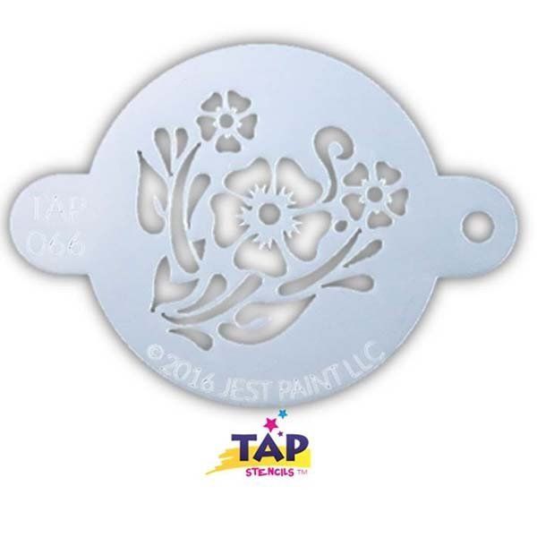 Tap Schmink Stencil Flower Garden