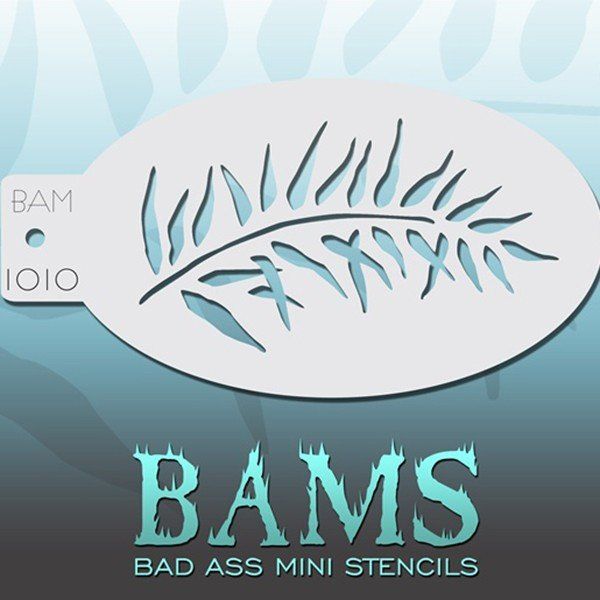 Bad Ass Bams FacePaint Stencil 1010