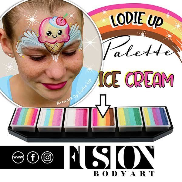 Fusion Lodie Up Cute Pastel Rainbow Palette