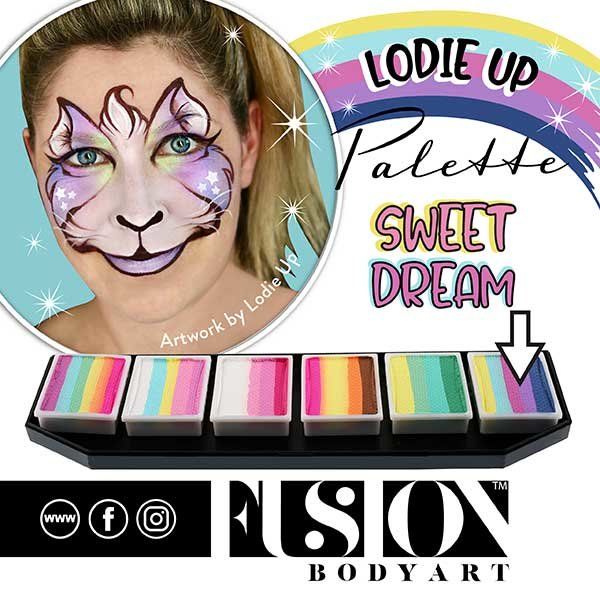 Fusion Lodie Up Cute Pastel Rainbow Palette