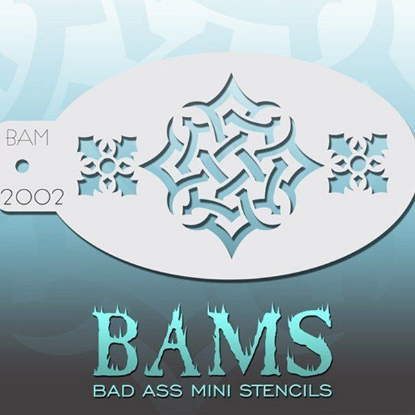 Bad Ass Bams FacePaint Stencil 2002