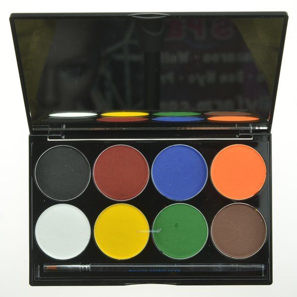 Mehron Paradise Makeup AQ 8-Color Palette Basic