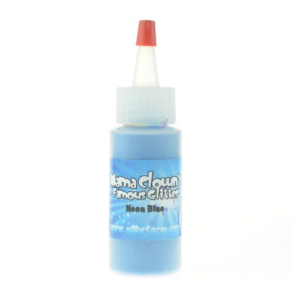 Mama Clown's Famous Glitter Neon Blue