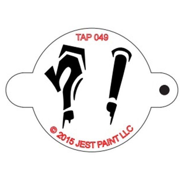 Tap Facepaint Graffiti Punctuation Marks