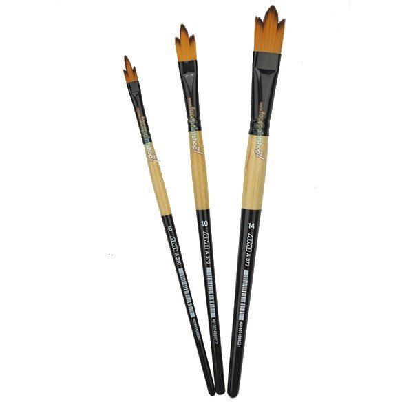 Facepaint Brushes Set 3 Angular