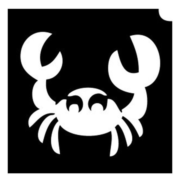 Glittertattoo Stencils Happy Crab (5 pack)