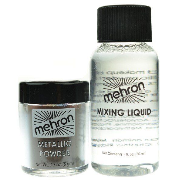 Mehron Metallic Powder Bronze With Mixing Liquid