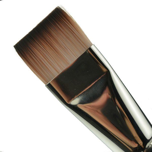 Facepaintshop Short Flat Brush 1 Inch