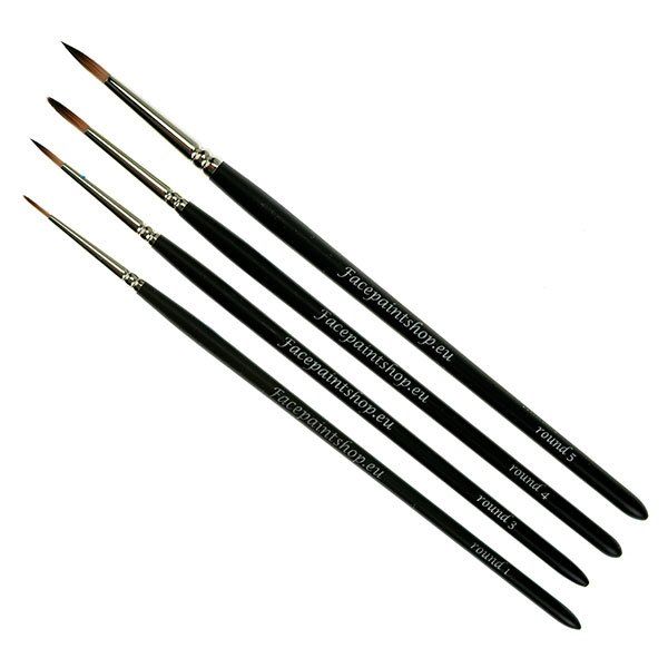 Facepaintshop Round Brush Set 4pc