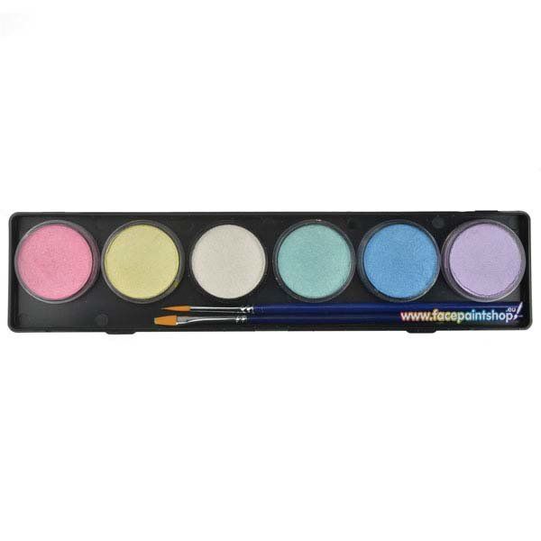 Diamond Fx Metallic Mellow Facepaint Palette