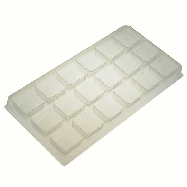 Clear Plastic Trays 18 Compartments