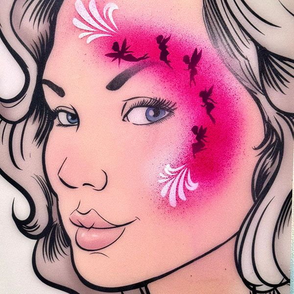 oOh Body Art Stencil Fairy