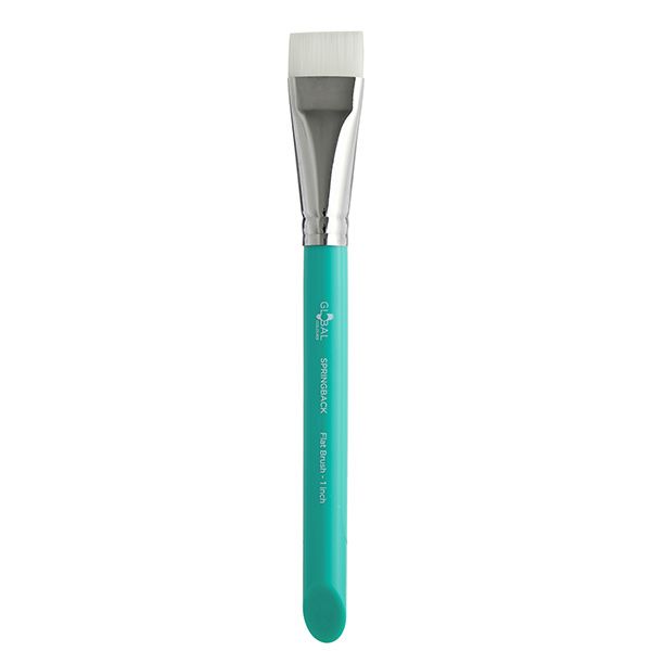 Global Springback Flat Brush 1 Inch