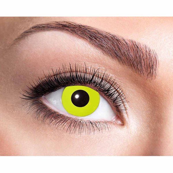 Fun Lenses Yellow Crow Eye |Facepaintshop