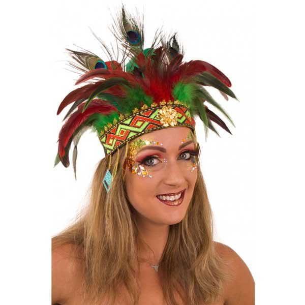 feather headband festival